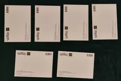 Complete SET of 6 POKEMON POSTCARDS NM/Mint Van Gogh Museum Limited Edition LOT - Image 2