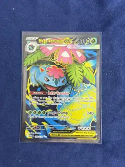 Pokemon TCG Mega Venusaur Ex 155/132 Secret Rare Mega Evolution Mint Condition - Image 1