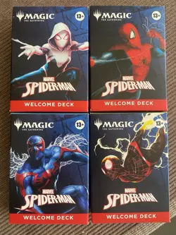 SDCC 2025 Magic The Gathering x Spider-Man Welcome Deck 4 Pack - Image 1
