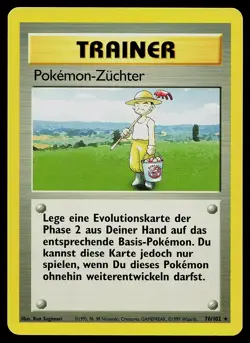 Pokemon Base Set 76/102 Pokemon Breeder GERMAN - Image 1
