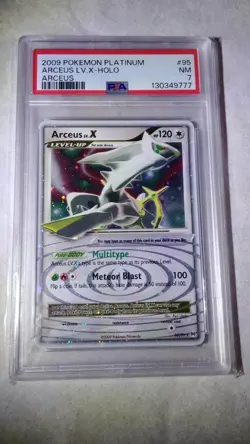 Pokemon / Arceus Lv.x (95) / Arceus / Ultra Rare / PSA 7-Near-Mint / 95-99 - Image 1