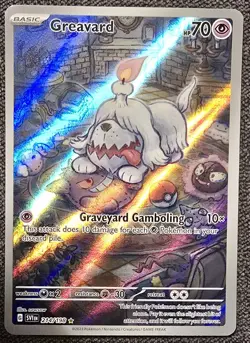 Pokemon TCG Greavard (LP) 214/198 Scarlet & Violet Base Set Illustration Rare - Image 1