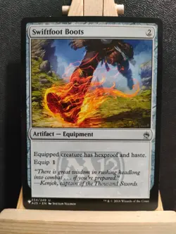Swiftfoot Boots - Masters 25 The List Reprint - Uncommon - NM (see pics) MTG - Image 1