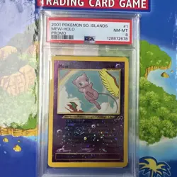 Pokemon TCG Southern Island Entire Complete Set With Original Binder PSA 8 Mew - Image 2