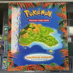 Pokemon TCG Southern Island Entire Complete Set With Original Binder PSA 8 Mew - Image 4