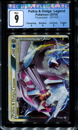 Palkia & Dialga Legend Top - 101/102 - CGC 9 - Ultra Rare - Triumphant - Pokemon - Image 1