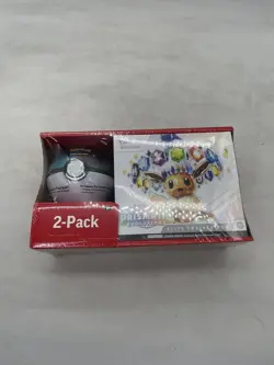 Pokemon TCG Prismatic Evolutions Elite Trainer Box ETB W/ Pokeball Tin *Moonball - Image 1