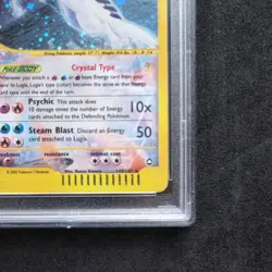 2003 Lugia Crystal #149/147 Aquapolis Secret Rare Holo Pokemon TCG English PSA 1 - Image 4