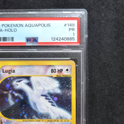 2003 Lugia Crystal #149/147 Aquapolis Secret Rare Holo Pokemon TCG English PSA 1 - Image 5