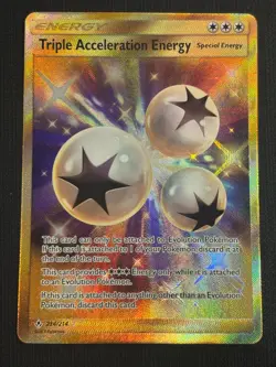 2019 POKEMON UNBROKEN BONDS TRIPLE ACCELERATION ENERGY 234/214 SECRET RARE - Image 1