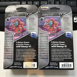 Pokemon TCG Deoxys V Battle Deck with Black Star SWSH266 - NEW SEALED - Image 2