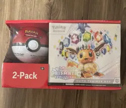 Sam's Club Pokemon Prismatic Evolutions ETB + Pokeball Bundle Sealed - Image 1