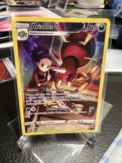 Pokemon TCG Brilliant Stars Trainer Gallery Ultra Rare ARIADOS TG09/TG30 - Image 1