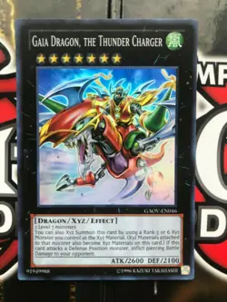 YuGiOh - Gaia Dragon, The Thunder Charger -GAOV-EN046 - NM/LP - Image 1