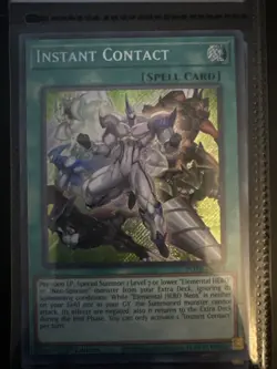 Yugioh Instant Contact POTE-EN052 Secret Rare 1st Ed NM - Image 1