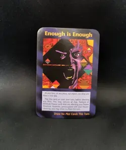 1995 INWO Illuminati Card - Enough is Enough - Assassins - Trump - NM - Image 1