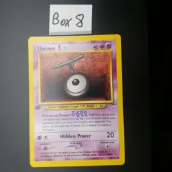Unown T 88/105 - 1ST EDITION - Neo Destiny - Vintage WOTC POKEMON CARD - NM - Image 1