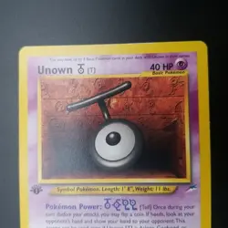 Unown T 88/105 - 1ST EDITION - Neo Destiny - Vintage WOTC POKEMON CARD - NM - Image 2