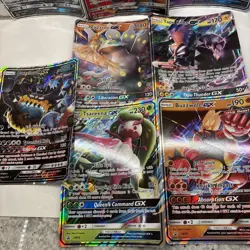 Lot of 8 Jumbo Pokemon Cards charizard, espeon, umbreon gx, lightly played - Image 2