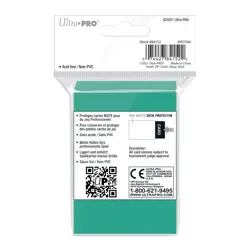 Ultra Pro 60 AQUA PRO-MATTE Small Size Deck Protector NEW Gaming Card Sleeves - Image 3