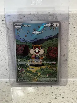 Pokemon TCG White Flare Patrat 152/086 illustration Rare Card Nm - Image 1