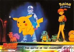 BATTLE OF CHAMPIONS #25 - BLUE Logo NONHOLO MEWTWO SB - TOPPS POKEMON CARD NM/LP - Image 1