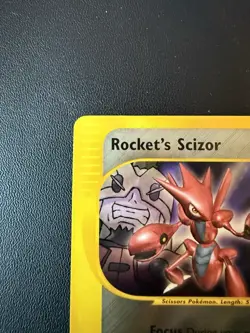 VINTAGE POKEMON PROMO CARD - BEST OF GAME - #4 ROCKET'S SCIZOR - WINNER STAMP NM - Image 2