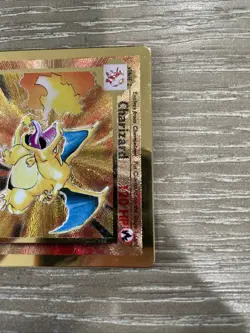 Charizard #4 Pokemon Celebrations Metal Gold Card Ultra Premium Collection - Image 3