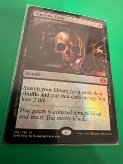 Vampiric Tutor Dominaria Remastered Foil - Image 1