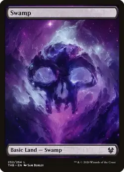 Lot of 20x Swamp #252 - THB Theros Beyond Death - MTG Magic FULL ART Land - Image 1