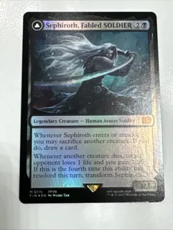 Pack Fresh Sephiroth, Fabled SOLDIER MTG Final Fantasy Foil - Image 1