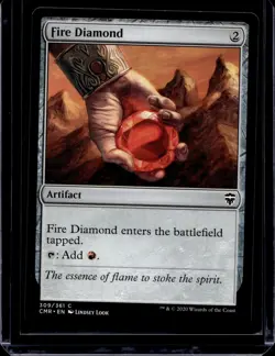 Magic the Gathering MTG Fire Diamond (309) Commander Legends NM - Image 1