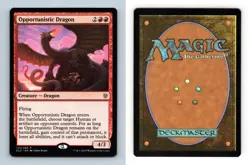 Opportunistic Dragon #133/269 MTG Throne Of Eldraine 2019 Rare TCG Card - Image 1