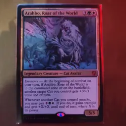 FOIL ARAHBO, ROAR OF THE WORLD Commander 17 NM - Image 1