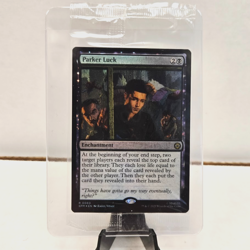 MTG Parker Luck Foil Spider-Man Prerelease SEALED Promo - Image 1