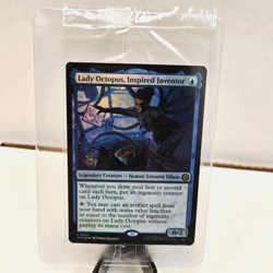 MTG Lady Octopus, Inspired Inventor Foil Spider-Man Prerelease SEALED Promo - Image 1