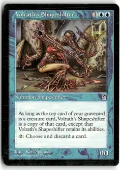 MTG Volrath's Shapeshifter - Stronghold Heavily Played English - Image 1