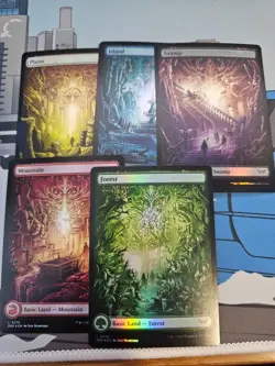 MTG - FOIIL Full Art Land Set - Duskmourn - Image 1