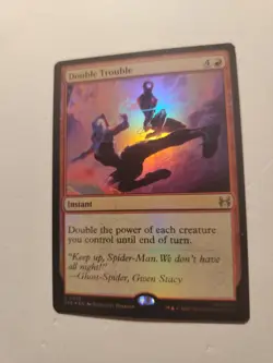 FOIL MTG Double Trouble 0013 Rare Marvel Spider-Man Eternal - Image 3