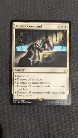 Austere Command - Final Fantasy Commander - Rare - NM (see pics) MTG - Image 1