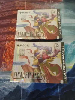 Magic The Gathering Final Fantasy Collector Booster Omega Pack SEALED X 2 - Image 1