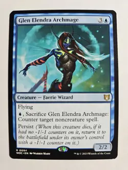 Glen Elendra Archmage MTG Commander Wilds of Eldraine Rare 94 NM - Image 1