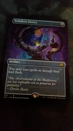 MTG DOUBLE MASTERS 2022 VEDALKEN ORRERY BORDERLESS RARE - Image 1