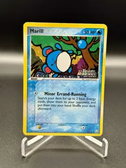 Pokemon TCG Marill 68/109 Team Rocket Returns Reverse Holo LP/NM Free Shipping - Image 1