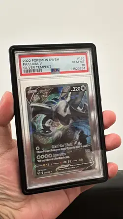 Pokemon 2022 Lugia V 186/195 Alt Art Silver Tempest GEM MINT PSA 10 - Image 1