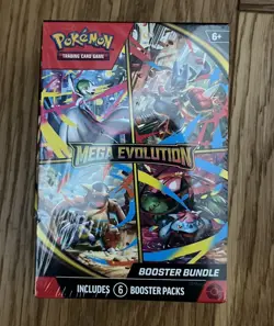 Pokemon TCG: Mega Evolution Booster Bundle (6 Booster Packs) FAST SHIP 🚚 - Image 1