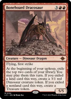 MTG Foil - Bonehoard Dracosaur - 134 / NM / English - Image 1