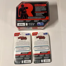 Pokemon - Team Rockets Tin Destined Rivals - Nidoking - Eevee Zarude Blisters - Image 2