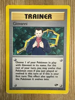 Pokemon TCG Giovanni Gym Challenge 104/132 Regular Unlimited Rare MP - Image 1