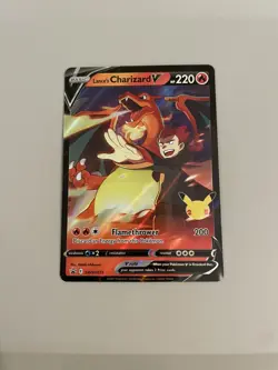 Lance's Charizard V SWSH133 Celebrations Black Star Promo Pokemon TCG NM - Image 1